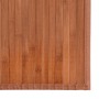 Tappeto Rettangolare Marrone 100x1000 cm in Bambù