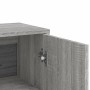 Credenze 2 pz Grigio Sonoma 60x31x84 cm in Legno Multistrato