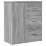 Credenze 2 pz Grigio Sonoma 60x31x70 cm in Legno Multistrato