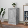 Credenza Grigio Cemento 37,5x35,5x67,5 cm in Legno Multistrato