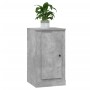 Credenza Grigio Cemento 37,5x35,5x67,5 cm in Legno Multistrato