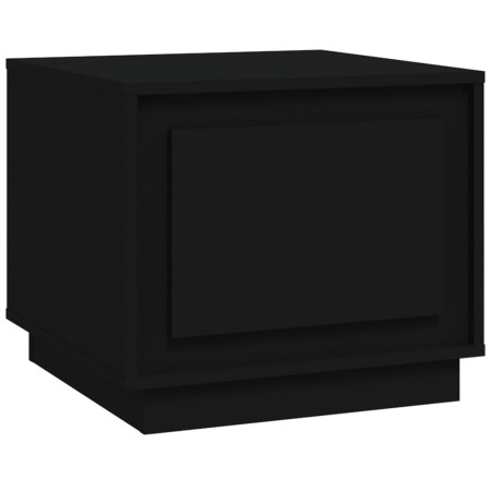 Tavolino da Salotto Nero 51x50x44 cm in Legno Multistrato