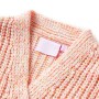 Cardigan da Bambina Lavorato a Maglia Rosa Misto 140