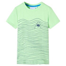 Maglietta per Bambini Verde Neon 116