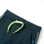 Pantaloni Tuta per Bambini con Coulisse Verde Muschio 116