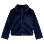 Cappotto per Bambini in Pelliccia Sintetica Blu Marino 116