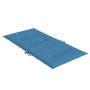 Cuscini Sedia Schiena Bassa 2 pz Blu Mélange 100x50x4 Tessuto