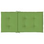 Cuscini Sedia Schiena Bassa 6 pz Verde Mélange 100x50x4 Tessuto