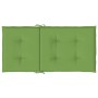 Cuscini Sedia Schiena Bassa 2 pz Verde Mélange 100x50x4 Tessuto