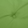 Cuscini Sedia Schiena Bassa 2 pz Verde Mélange 100x50x4 Tessuto