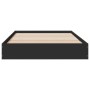 Giroletto Nero 90x200 cm in Legno Multistrato