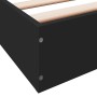 Giroletto Nero 90x200 cm in Legno Multistrato