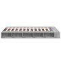 Giroletto Grigio Sonoma 135x190 cm in Legno Multistrato