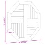 Piano per Tavolo 70x70x2,5 cm Ottagonale Legno Massello di Teak