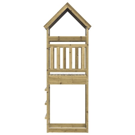 Torre da Gioco 85x52,5x265 cm in Legno di Pino Impregnato