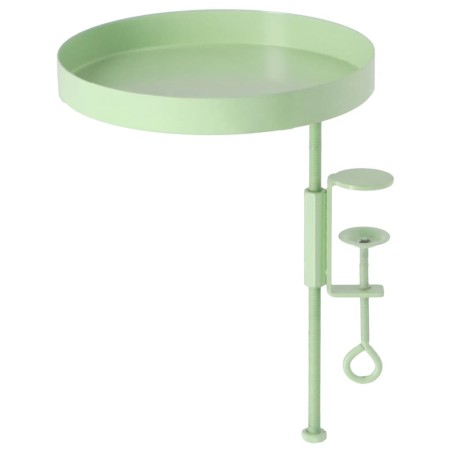 Esschert Design Vassoio per Piante con Morsetto Rotondo Verde M