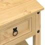 Tavolino con Cassetti Corona 85x50x45 cm Legno Massello di Pino