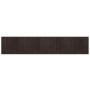 Tappeto Rettangolare Marrone Scuro 80x400 cm in Bambù