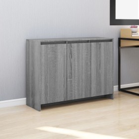 Credenza Grigio Sonoma 102x33x75 cm in Truciolato