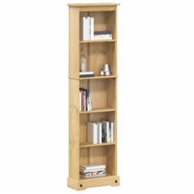 Libreria Corona 46x20x170 cm in Legno Massello di Pino