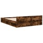 Giroletto con Cassetti Rovere Fumo 120x190 cm Legno Multistrato