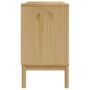 Credenza FLORO Marrone Cera 114x43x74 cm in Legno di Pino