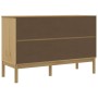 Credenza FLORO Marrone Cera 114x43x74 cm in Legno di Pino