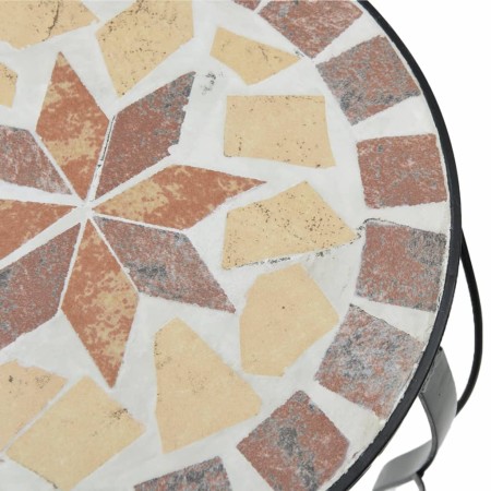 Supporti per Piante 3 pz Terracotta e Bianco in Ceramica