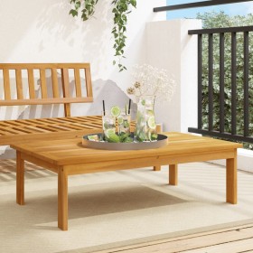 Tavolo da Giardino 100x60x30 cm in Legno Massello di Acacia