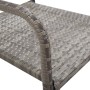 Set Mobili da Pranzo Giardino 7 pz Polyrattan Antracite Grigio