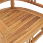 Set da Pranzo da Giardino 7 pz in Legno Massello di Teak