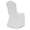 Coprisedie in Tessuto Elasticizzato Bianco 18 pz