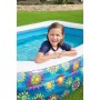 Bestway Piscina Gonfiabile per Bambini Blu 229x152x56 cm