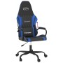 Sedia da Gaming Nera e Blu in Similpelle