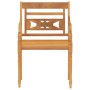 Set da Pranzo per Giardino 9 pz in Legno Massello di Teak