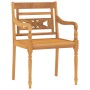 Set da Pranzo per Giardino 9 pz in Legno Massello di Teak