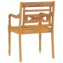 Set da Pranzo per Giardino 9 pz in Legno Massello di Teak