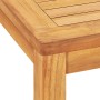 Set da Pranzo per Giardino 5 pz in Legno Massello di Teak