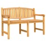 Set da Pranzo per Giardino 4 pz in Legno Massello di Teak