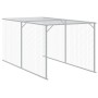 Pollaio Area Corsa Grigio Chiaro 110x405x110 cm Acciaio Zincato