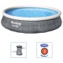 Bestway Set Piscina Gonfiabile con Pompa Fast Set 196x84 cm