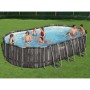 Bestway Set Piscina Ovale Power Steel 488x305x107 cm