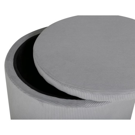 Venture Home Pouf Dunken 51x51x43 cm a Coste Grigio