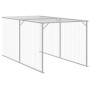 Pollaio Area Corsa Grigio Chiaro 117x609x123 cm Acciaio Zincato