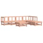 Set Salotto da Giardino 7 pz in Legno Massello di Douglas