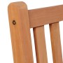 Set da Pranzo per Giardino 5 pz in Legno Massello di Teak