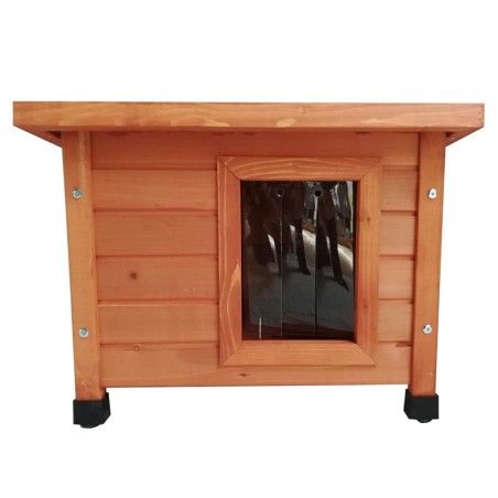 @Pet Casetta per Gatti da Esterno XL 68,5x54x51,5 cm Legno Marrone