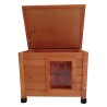 @Pet Casetta per Gatti da Esterno XL 68,5x54x51,5 cm Legno Marrone