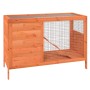 Conigliera Marrone 103x44x69,5 cm in Legno Massello di Pino