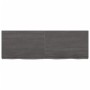 Ripiano Marrone Scuro 120x40x(2-4) cm Massello Rovere Trattato